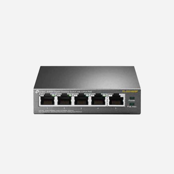 TP-Link TL-SG1005P 5-Port Desktop Switch with 4-Port PoE