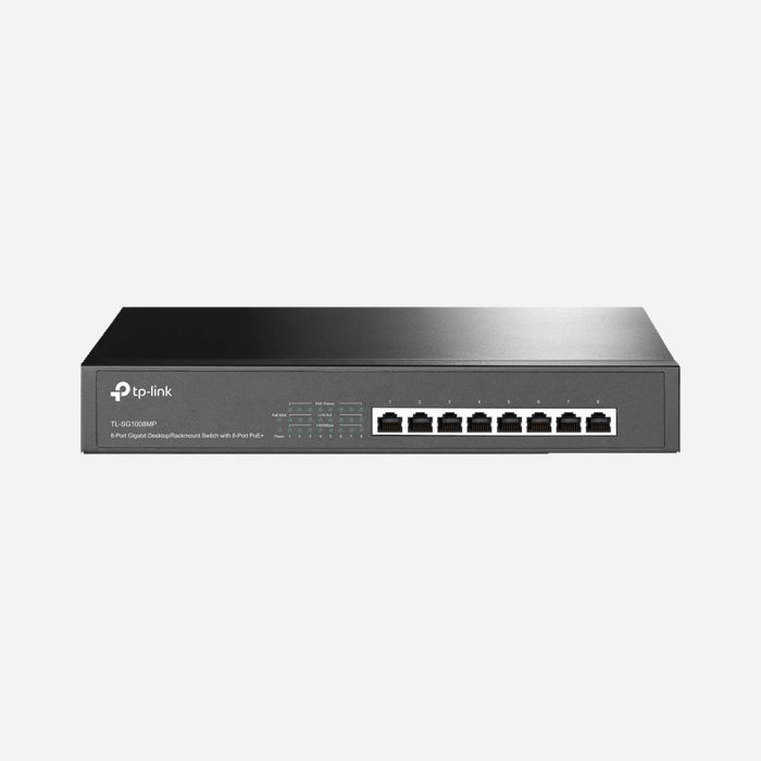 TP-Link TL-SG1008MP 8-Port PoE+ Desktop/Rackmount Switch